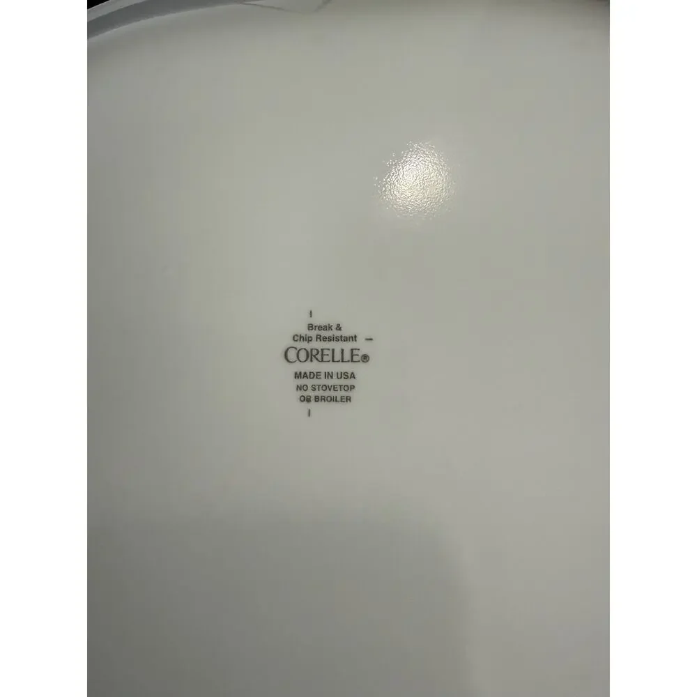 Vintage Corelle Country Cottage Blue Hearts Oval Serving Platter 10 x 12.25”
